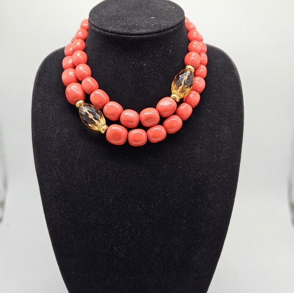 Vintage chunky  Carolee Lux necklace - Picture 2 of 6